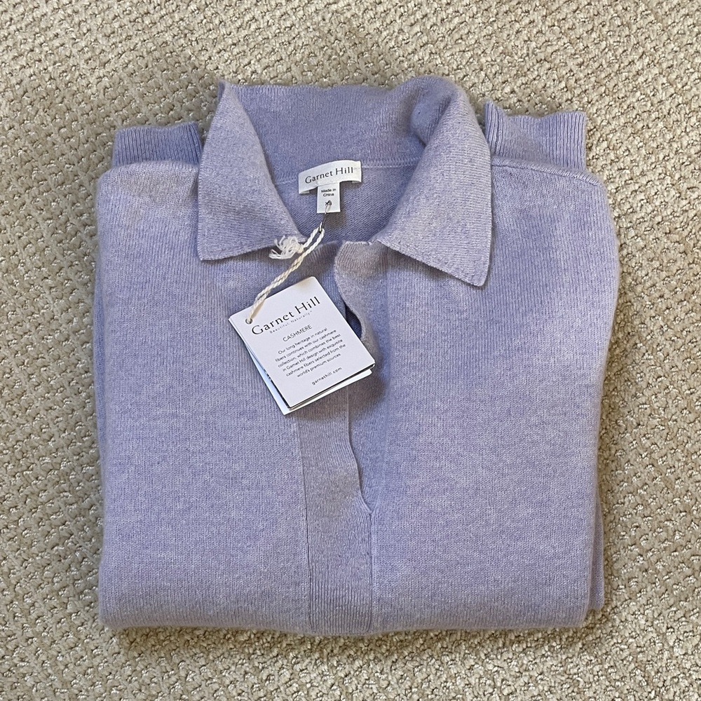 Garnet Hill Cashmere Sweater